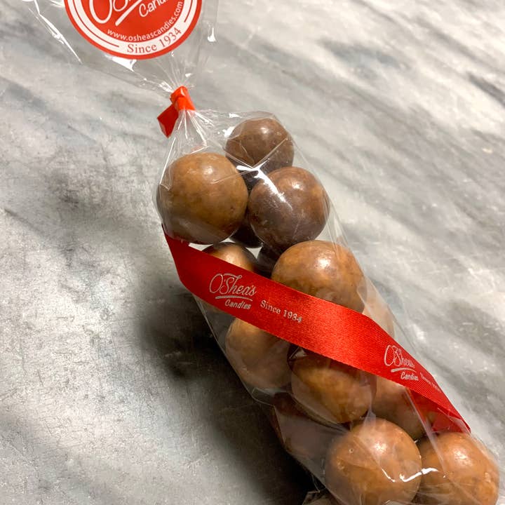 O'Shea's Candies Sweet Shop - Wholesale Chocolate Covered Sweets - Malt Balls Old Fashioned Triple Dip Peanut Butter 1/3 Pound2