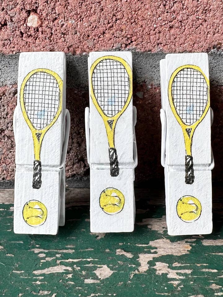 NOUVEAU Tennis Anyone Clips à Snacks Chip pour la vente par NanCBeeCreations