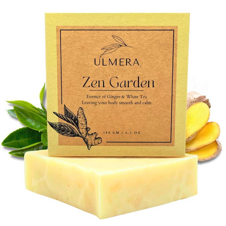 Zen Garden Soap (Ginger and White Tea) for wholesale by Ulmera