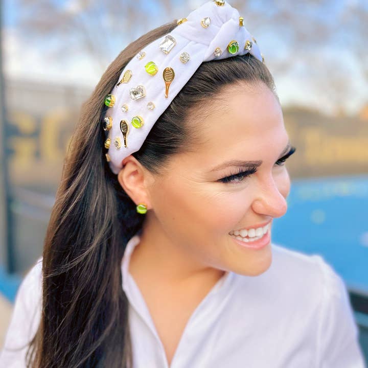 Brianna Cannon – Engroshandel Pandebånd - Dame – Fan Gear Tennis pandebånd i hvid