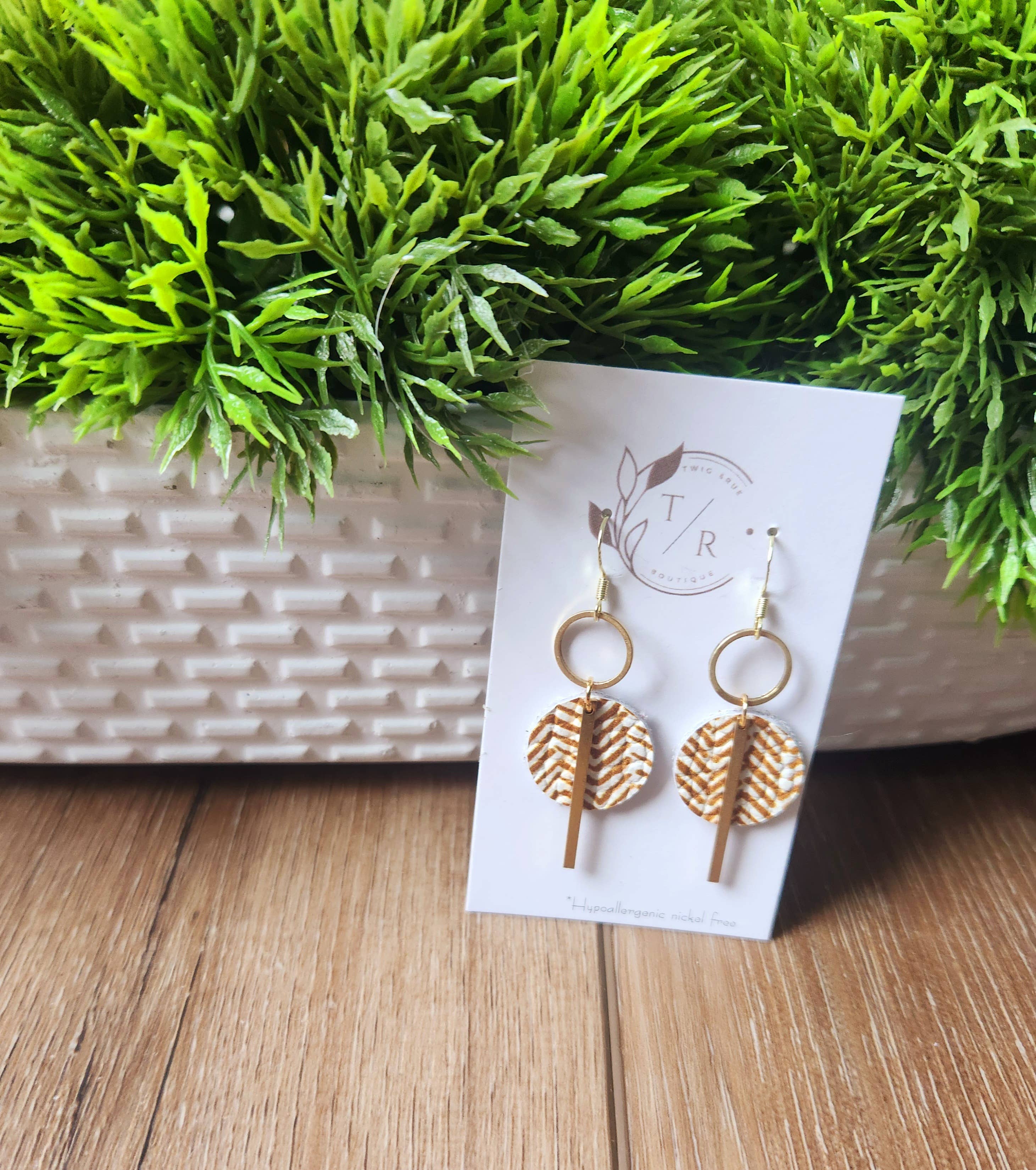 Twig & Rue boutique - Vente Boucles d'oreilles pendantes - mini-Jude | Boucles d’oreilles en cuir véritable, nouvelles couleurs13