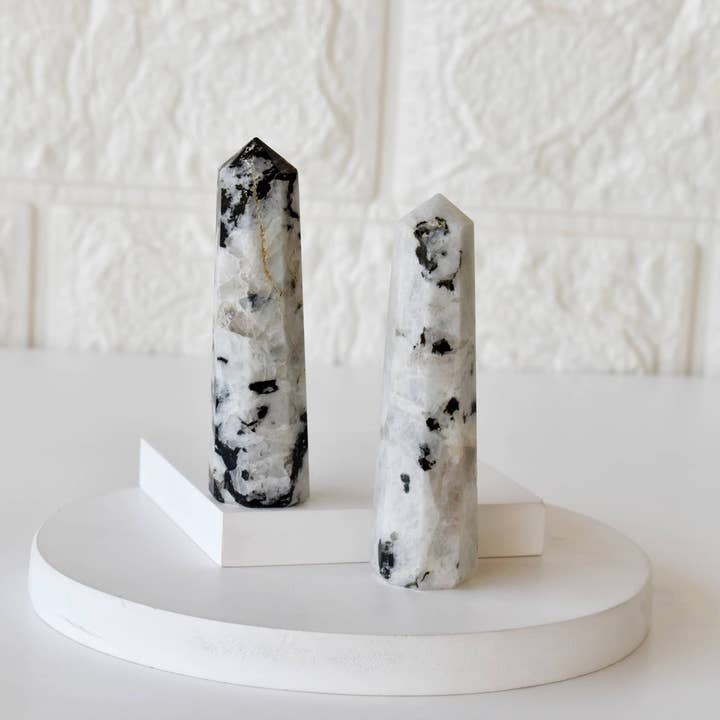 Soothing Crystals - Wholesale Spiritual Stone/Crystal - Obelisk | Rainbow Moonstone | Crystal Tower | Crystal Point3