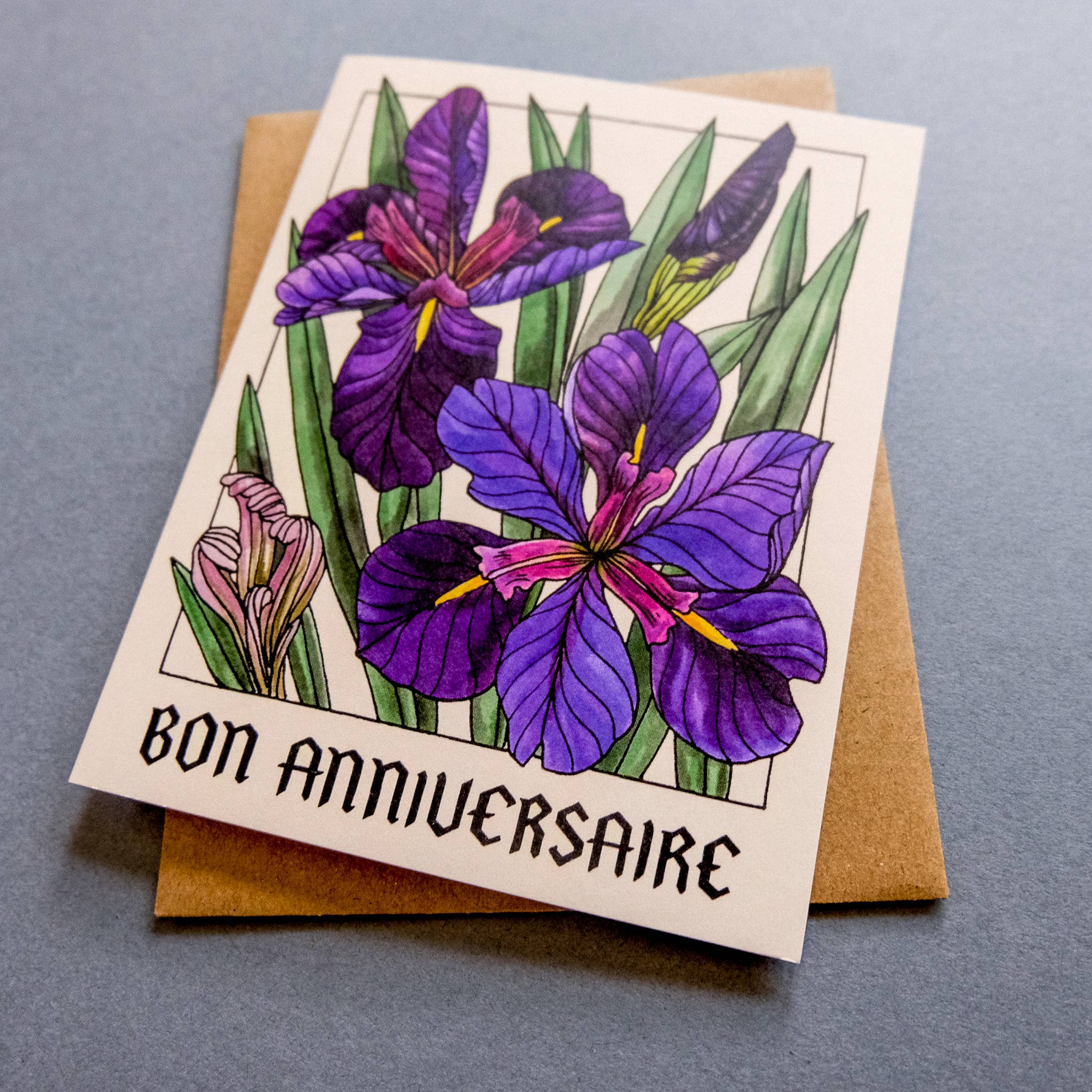 Mattea - Wholesale Birthday Card - Bon Anniversaire Card3