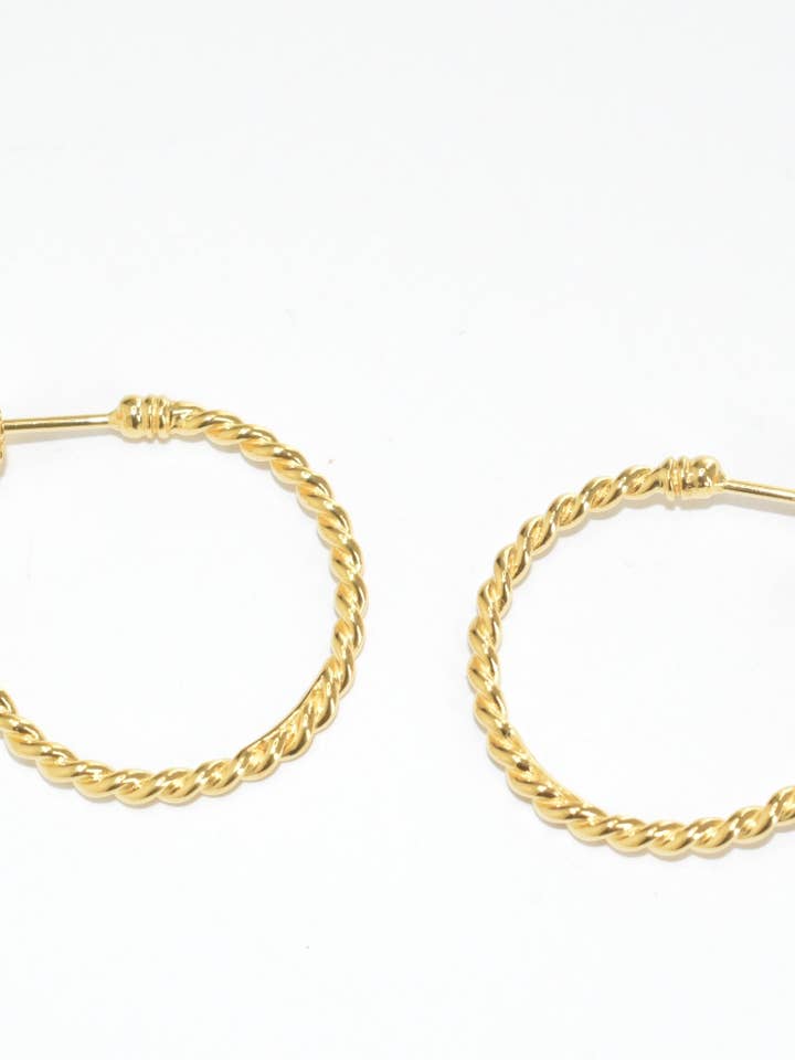 Twisted Creolen for wholesale by Sidang Schmuck