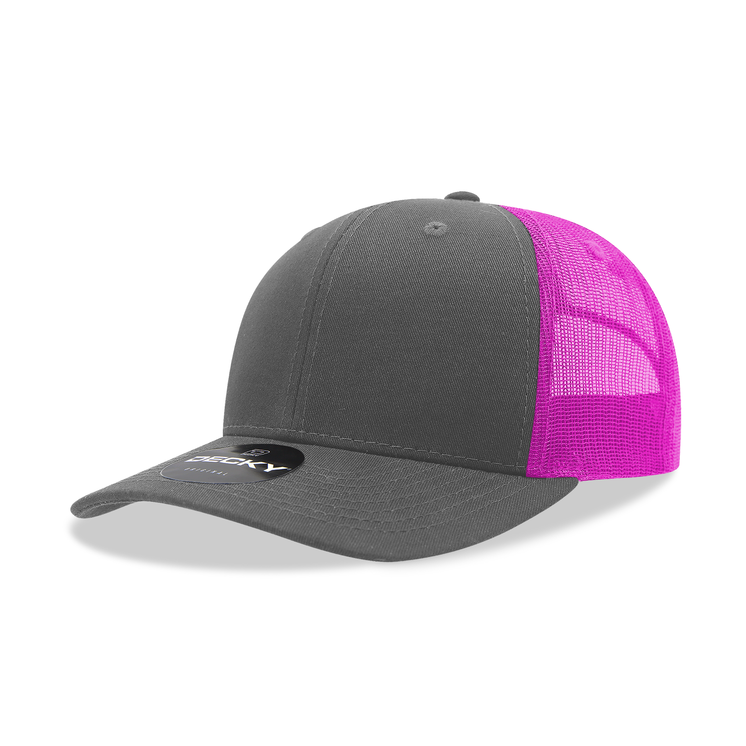 The Park Wholesale - Vente Casquette de camionneur – unisexe - Casquette Trucker classique Decky 6021, 6 panneaux, style mid pro87