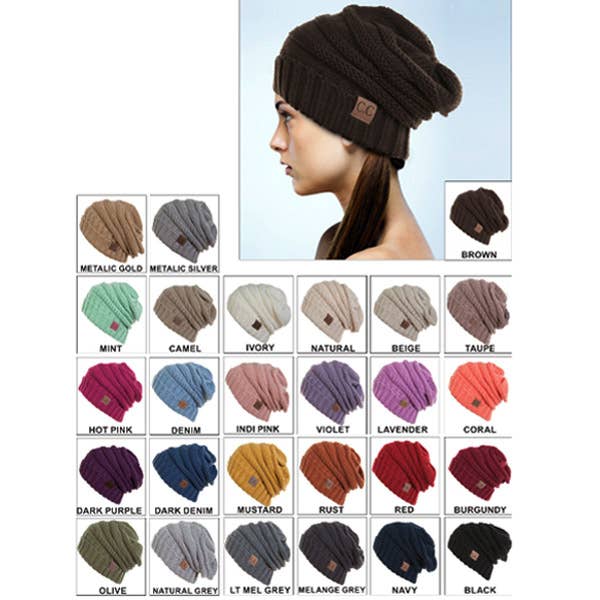 Suzie Q USA – Großhandel Beanie – Damen – CC Oversize Slouchy Hut7