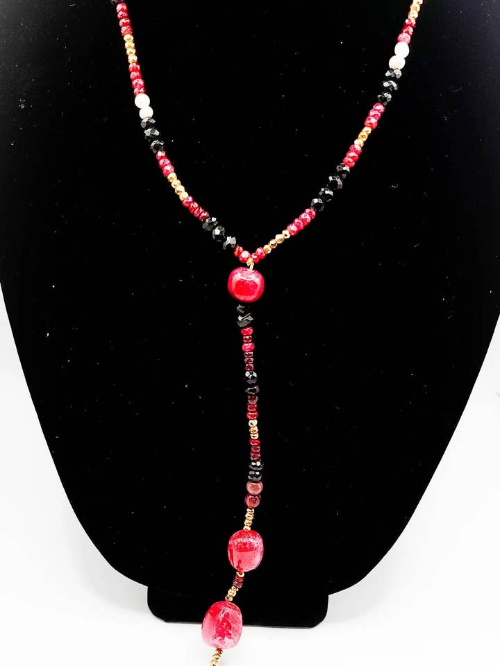 Collier en rubis et iolite pour la vente par L. Styles, LLC