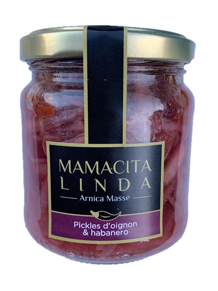 Inlagda rödlökar med habanero för wholesale av Mamacita Linda