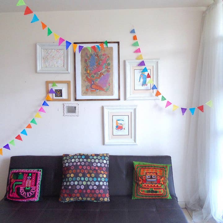 ArtMexico Ltd - Wholesale Bunting/garland - Mini Bunting Garlands Cute Home Decor or Party Bag Fillers4