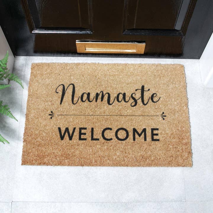 Namaste Welcome Doormat (60 x 40cm) for wholesale by Artsy Mats