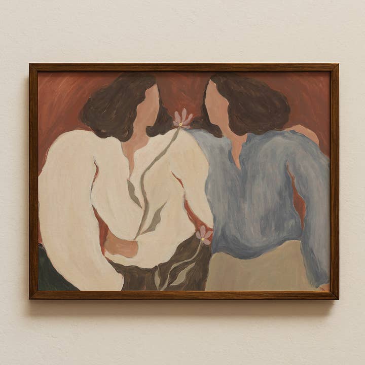 Sacrée Frangine - Wholesale Art Print - Art Print - Blooming Up Together1