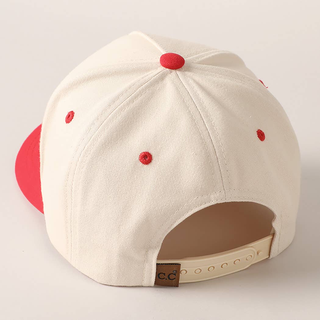 Fashion City - Wholesale Honkbalpet - Dames - Baseballpet met Borduurtekst 'Put It On Santa's Tab'4