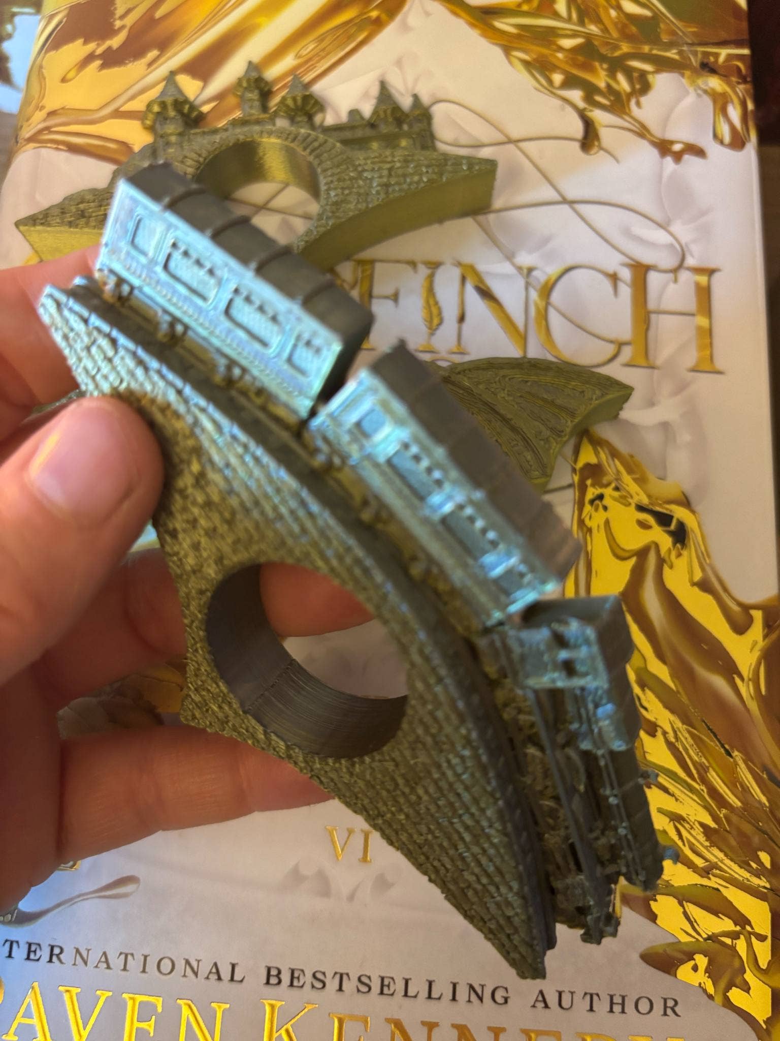 Cryptid Creations – wholesale Bookmark – Train themed page holder 1