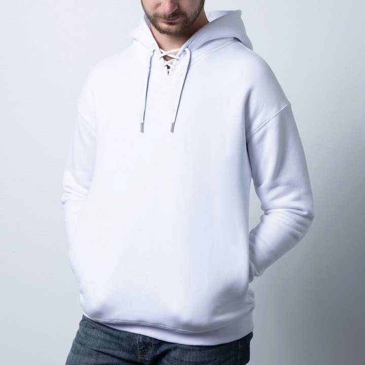Infinite Sourcing & Trading LLC. - Wholesale Hoodie - Men's - Blank hoodie heavy blend w/Colored drawstring-Build hoodie