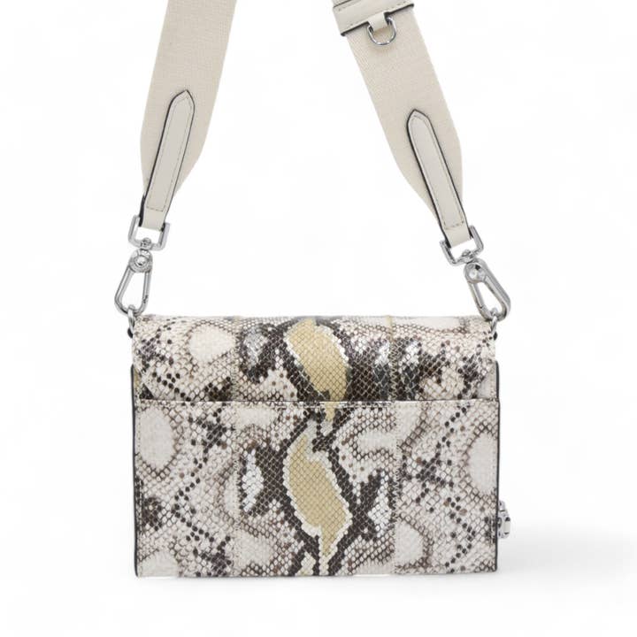 Taupe Lucky Crossbody -Python for wholesale on Faire