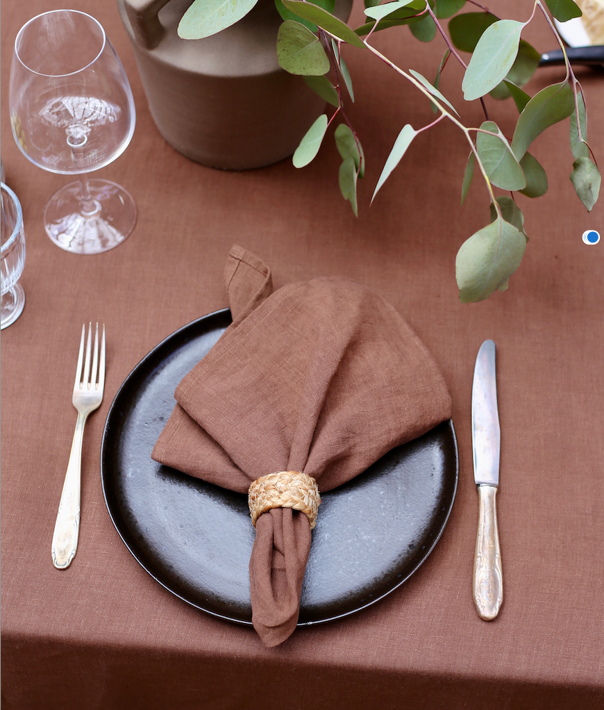 MagicLinen (We handle U.S. import procedures for you) - Wholesale Dinner & Cloth Napkin - Set of 2 linen napkins in various colors | Table decor11