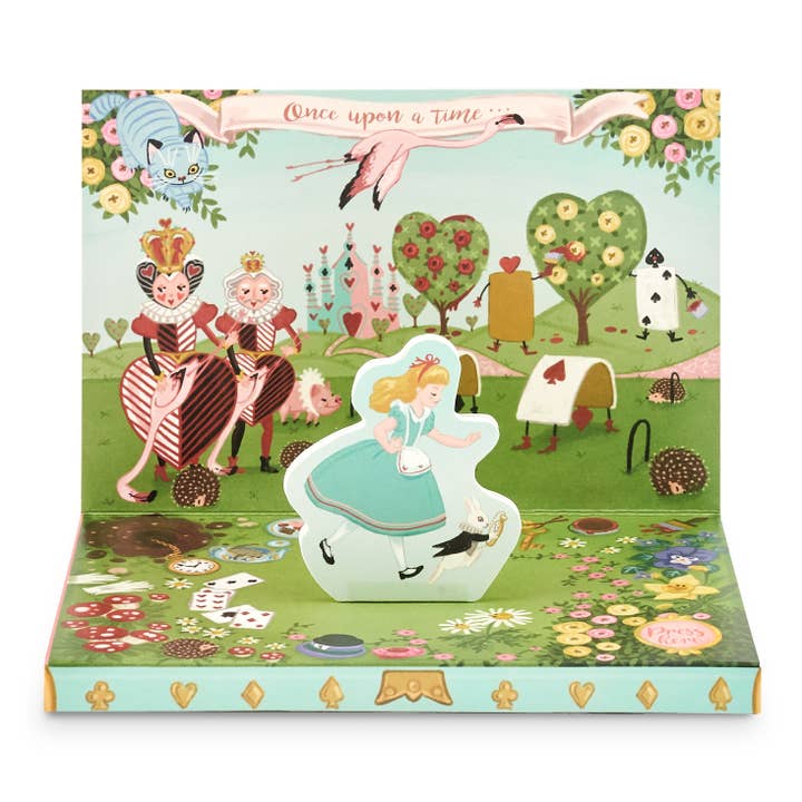 No.6 | Adventures In Wonderland Music Box Card for wholesale by Music Box