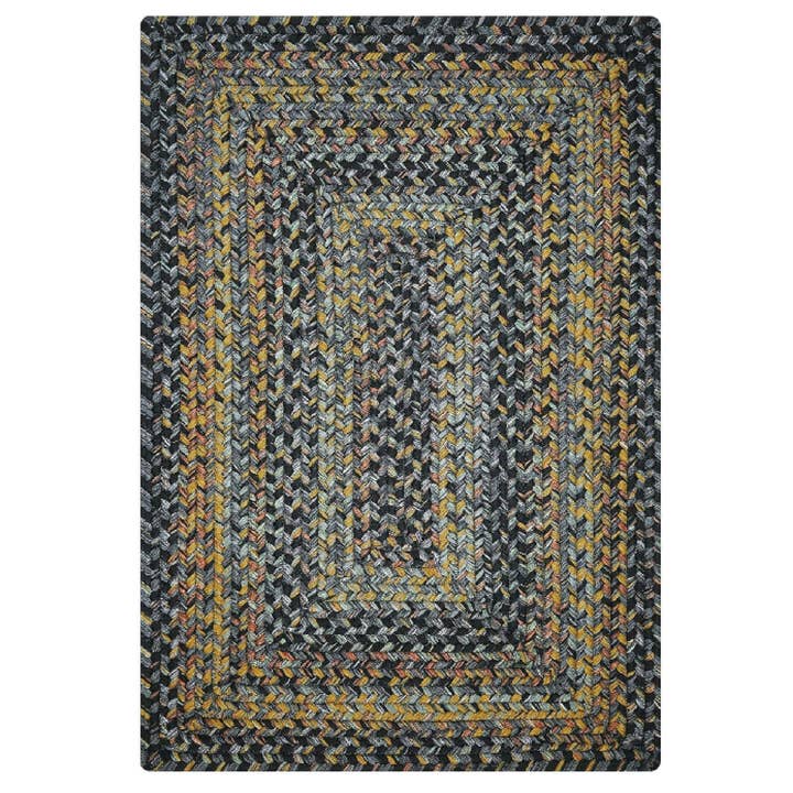 Homespice Decor - Wholesale Area Rug - Homespice Black Forest Ultra Durable Braided Rugs