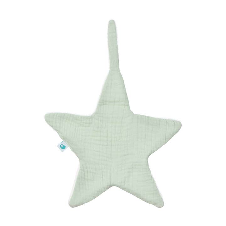 Bean Baby Clothes - Wholesale Security/Cuddle Blanket - Baby - DouDou Nana Star in Cotton Muslin and Polar Back