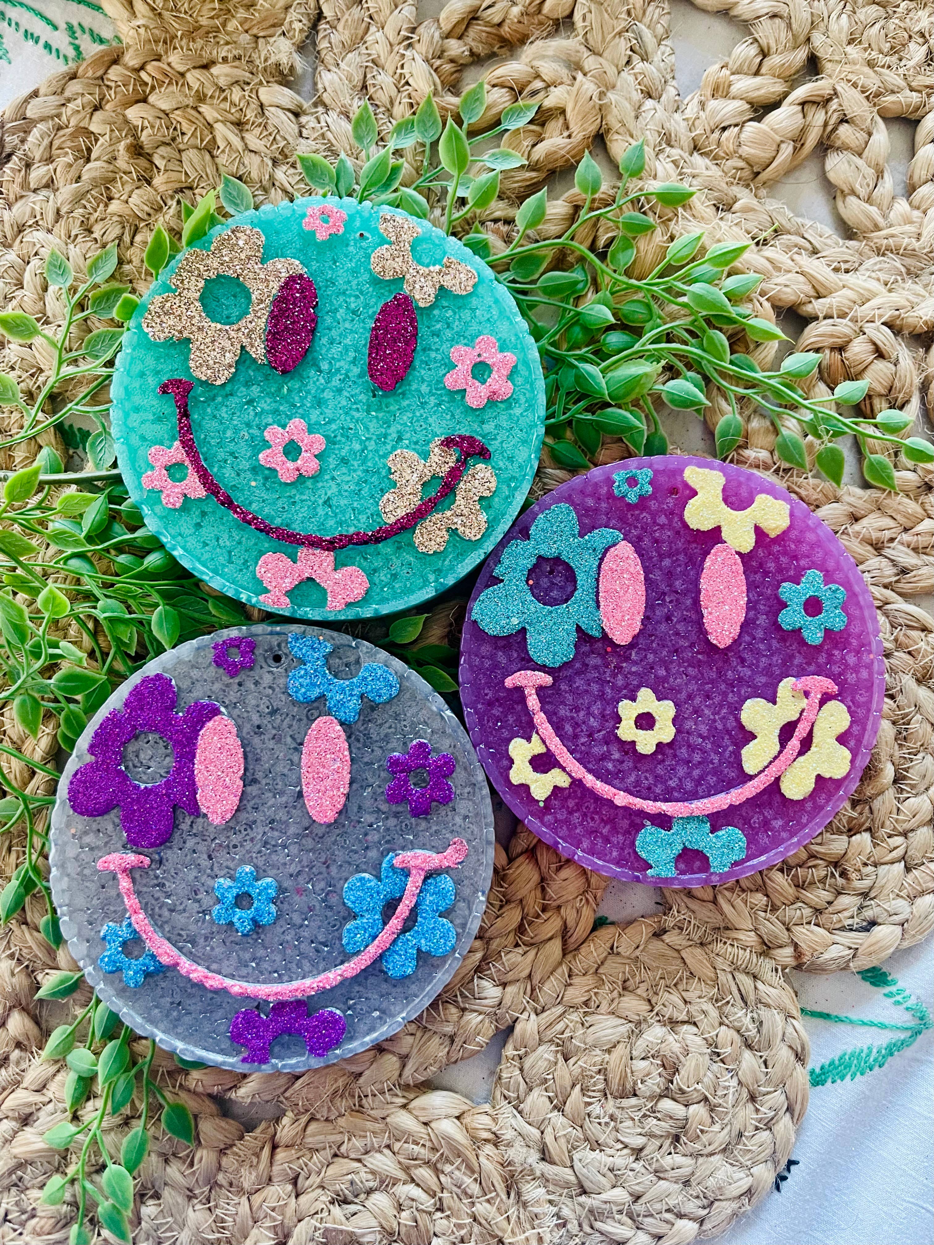 Stay Fresh’ies Air Fresheners - Wholesale Car Freshener - Women's - Flower Happy Face Car Freshie 7