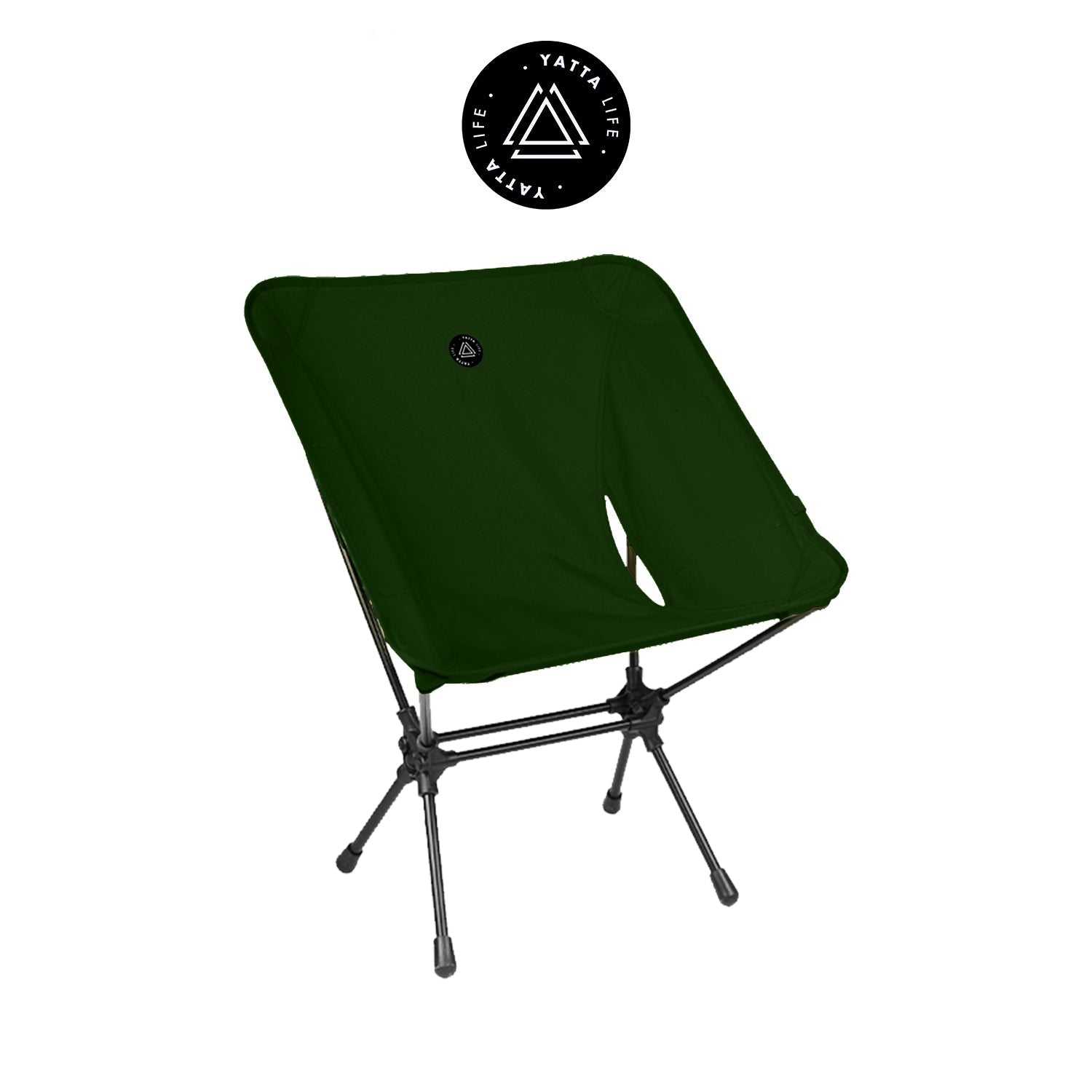YATTA LIFE - Wholesale Klapstoel - Ultralichte campingstoelen met lage rugleuning en opbergzak - legergroen16