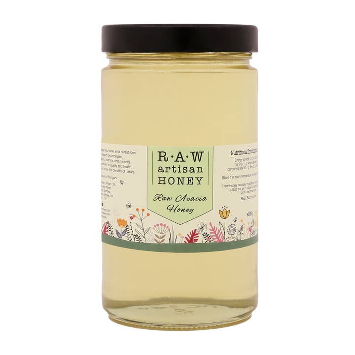 Raw Acacia Honey - 900g for wholesale by Raw Artisan Honey