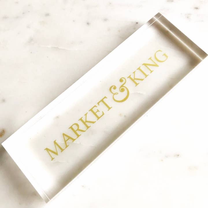 Market and King - Wholesale Huggie Earrings - Clear Horse Eye Pave Huggie Earrings