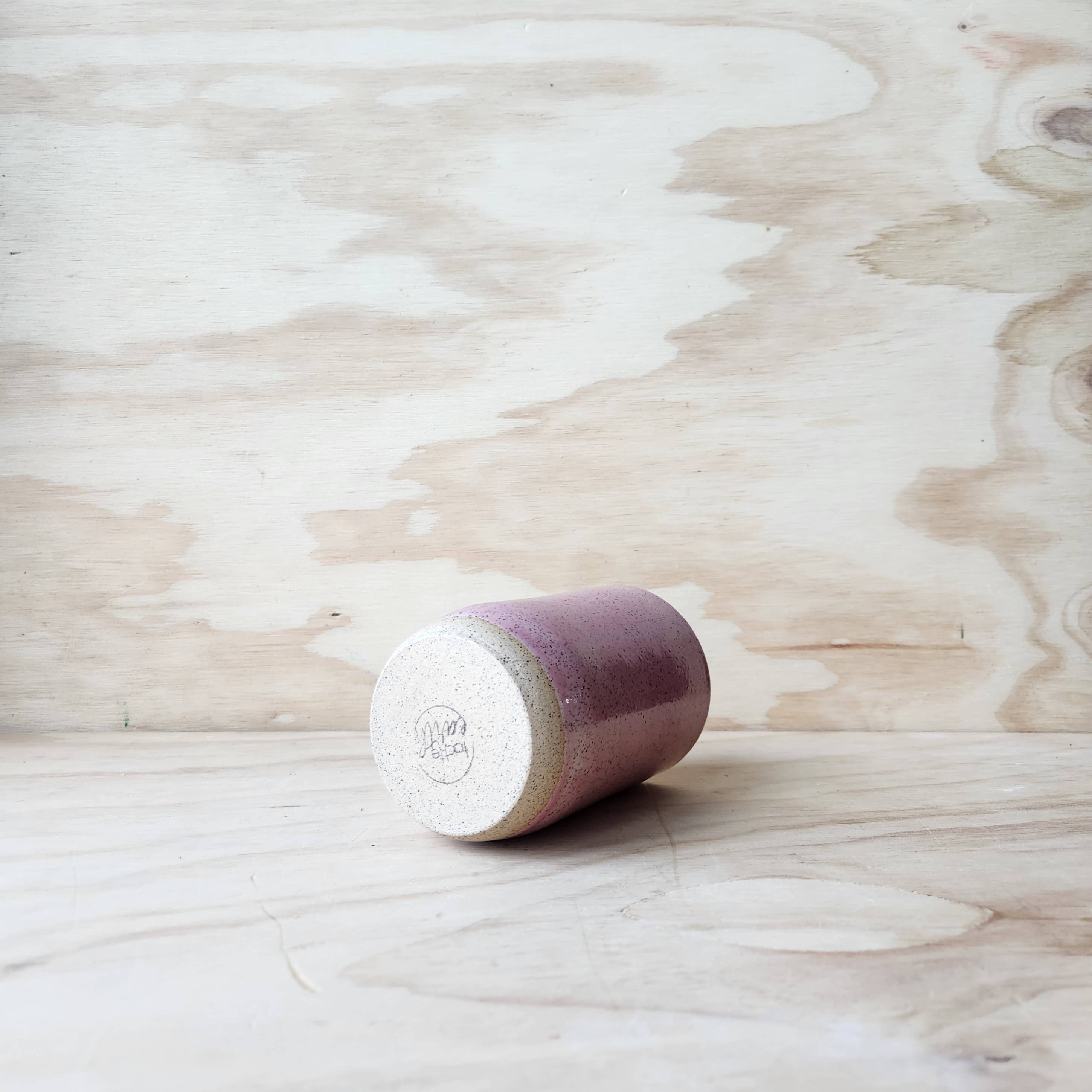 Tactile Earth - Wholesale Insulated Mug/Tumbler - Classic Ceramic Travel Tumbler: Chrysanthemum Pink3