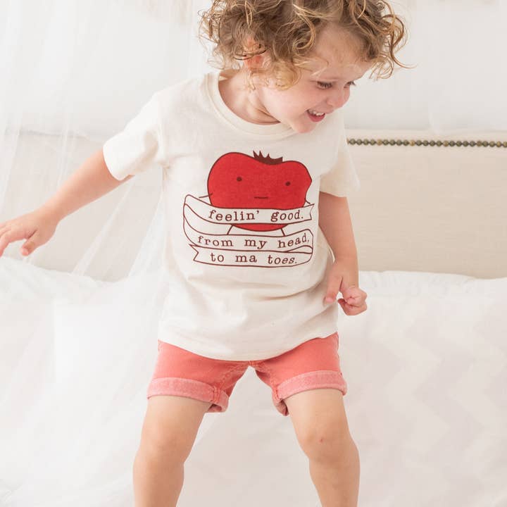 From My Head Tomatoes Eco Blend Baby + Camiseta para venta al por mayor de eleventy-five