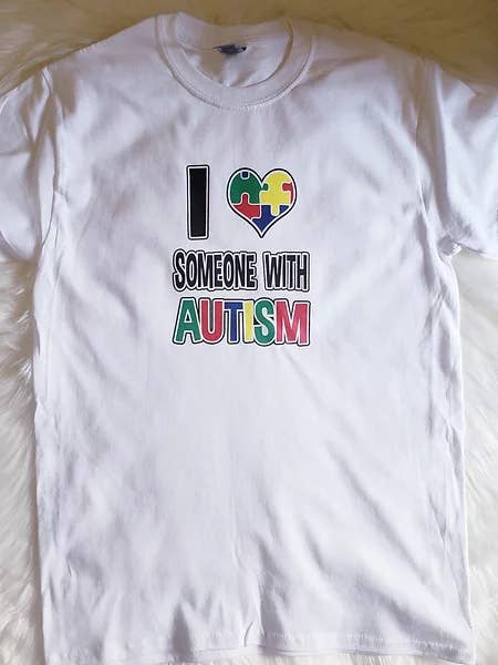 Autism Awareness Gildan Cotton T-Shirt for wholesale by ND Printing