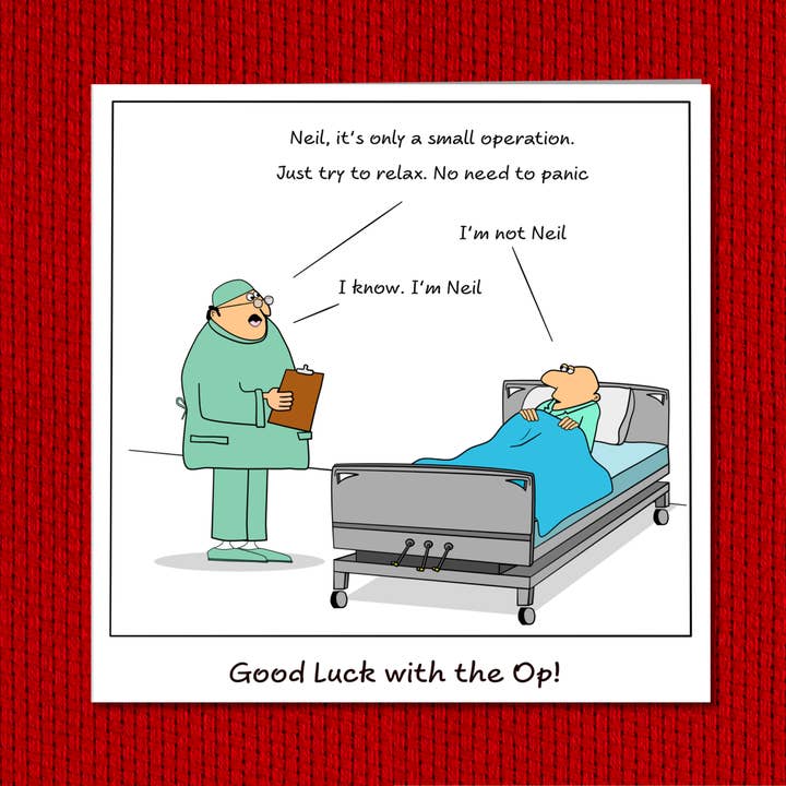 Swizzoo Cards - Vendita all'ingrosso Biglietti di auguri di pronta guarigione - Divertente scheda chirurgica per chirurgia sostitutiva del ginocchio, scheda di guarigione, divertente, umoristica, per chirurgia dell'anca/del ginocchio/scheda operatoria, scheda di guarigione rapida, congratulazioni, umorismo ospedaliero4