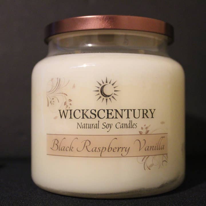 Baunilha de framboesa preta - 20 oz Platform Candles por atacado de Wickscentury's Natural Soy Candles
