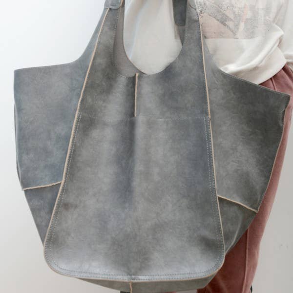 Little Trendy - Wholesale Shoulder Bag - Women's - Women's shoulder bag large capacity Soft PU leather handbag2