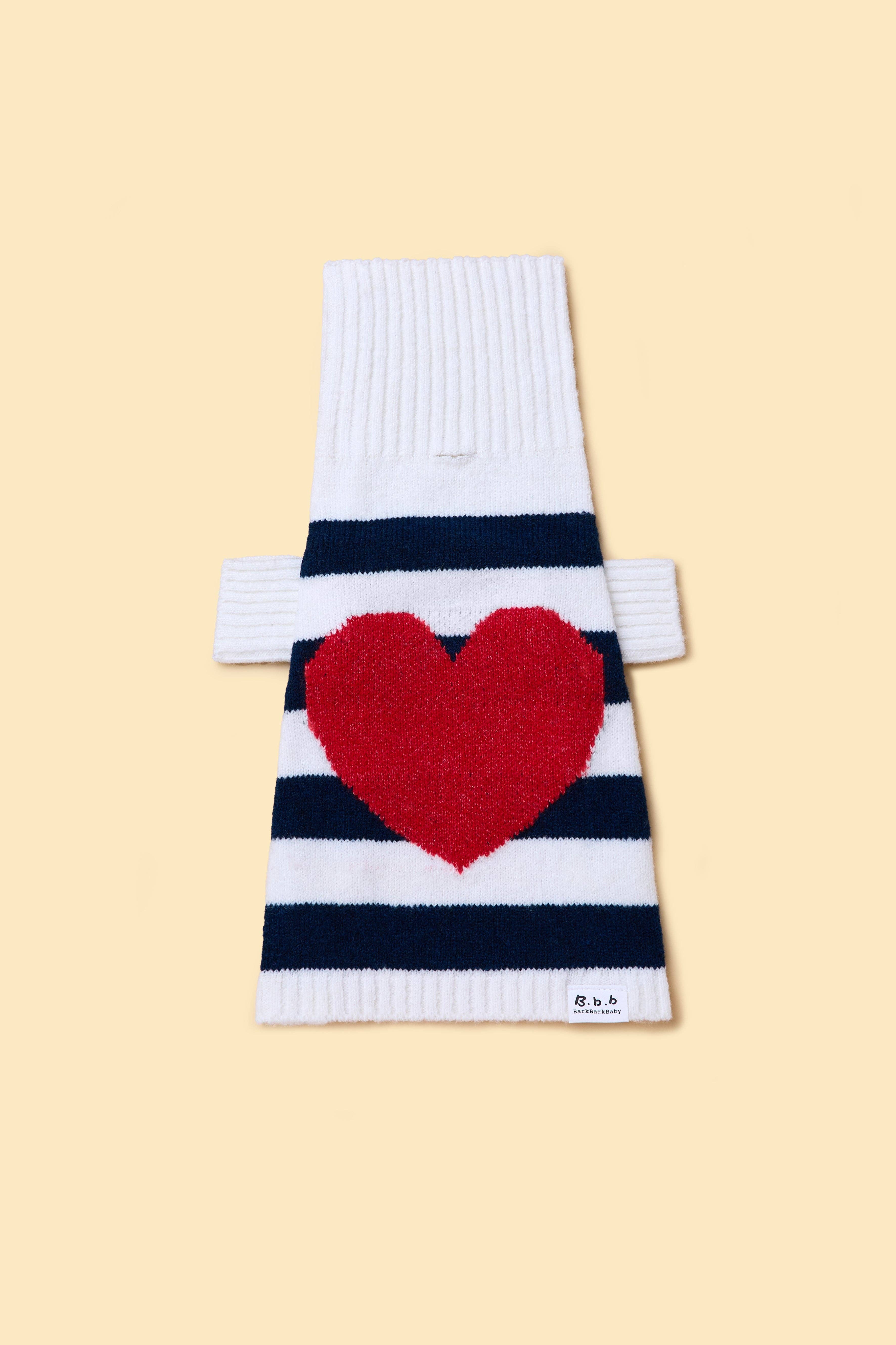 BarkBarkBaby - Wholesale Pet Sweater - Dog - Sailor of My Heart Striped Turtleneck Sweater1
