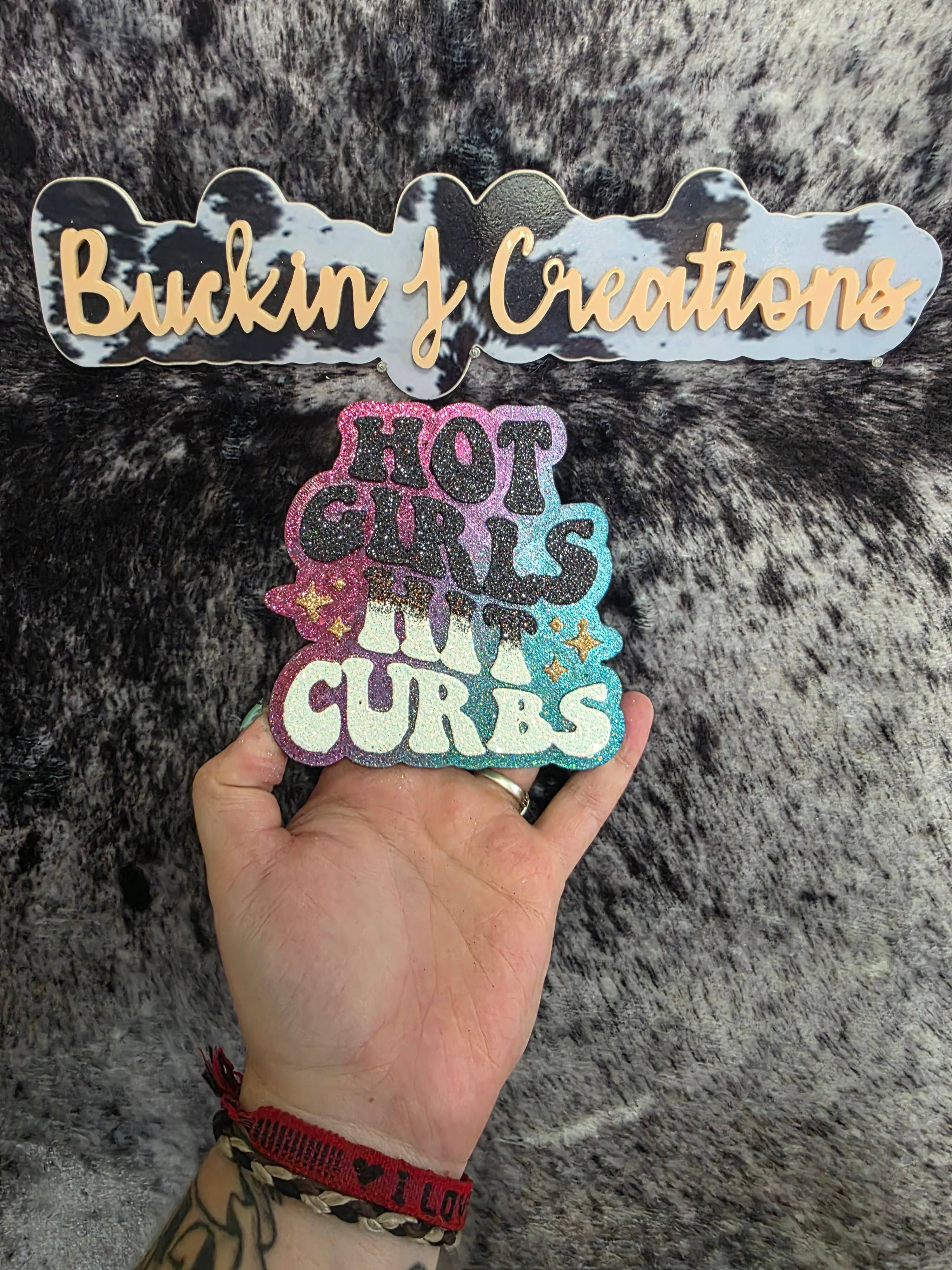 Buckin J Creations - Venta al por mayor Ambientador de coche - Mujer - Ambientador de coche Hot Girls Hit Curbs5