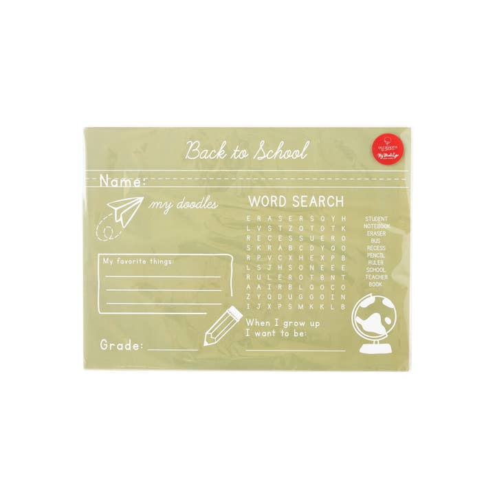 My Mind’s Eye – Engroshandel Engangdækkeserviet – BTS921 - Anledninger Af Shakira - Tilbage Til Skole Grøn Tavle Bordskåner