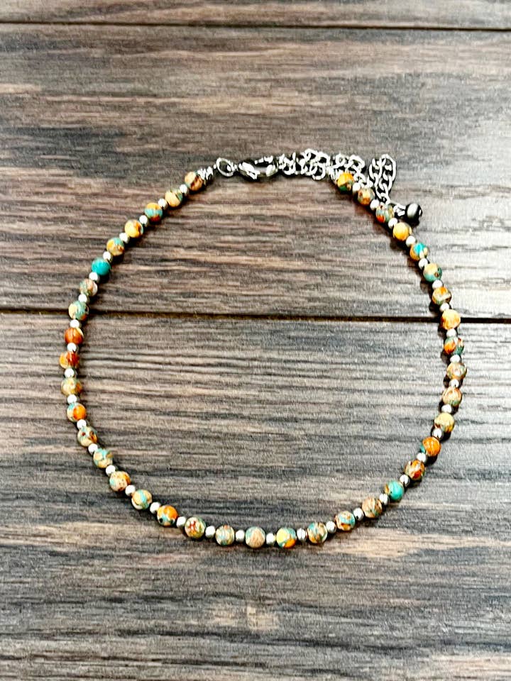 739445, Handmade 15" Gemstone Necklace for wholesale by ISAC Trading Inc