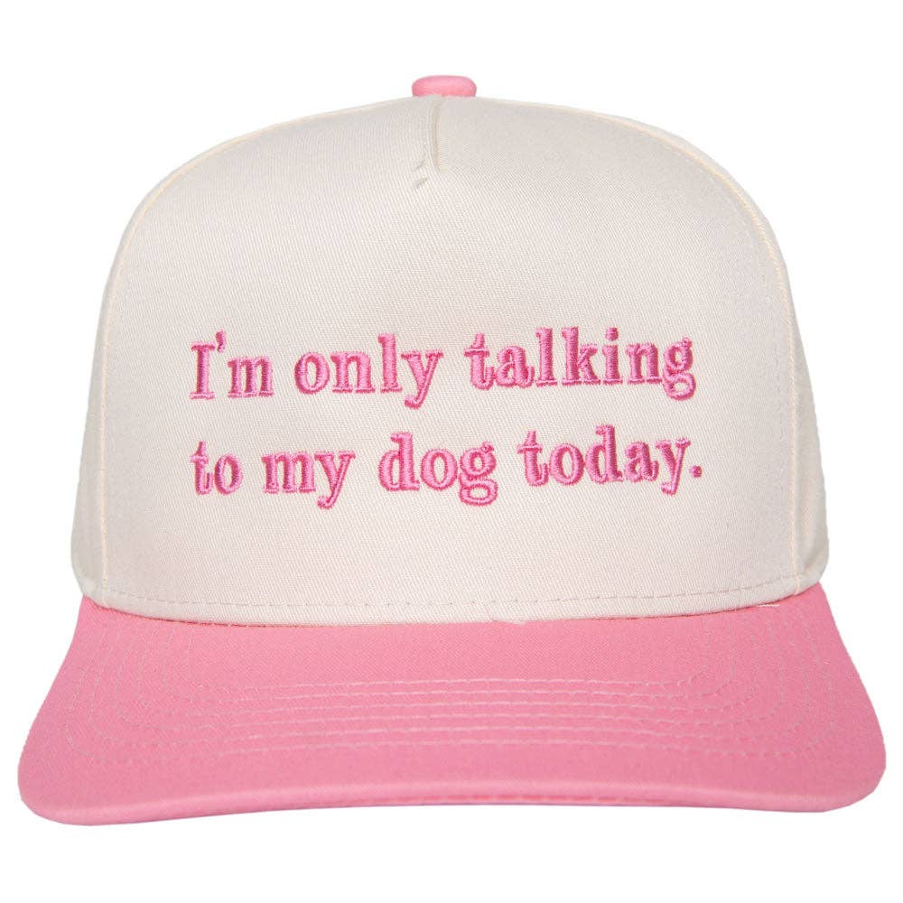 Katydid - Wholesale Trucker Hat - Women's - I'm Only Talking To My Dog Today Funny Vintage Hat6
