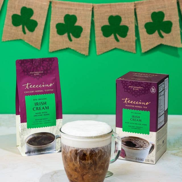 Teeccino - Wholesale Health/detox tea - Irish Cream Roasted Herbal Tea- 83% Organic 2
