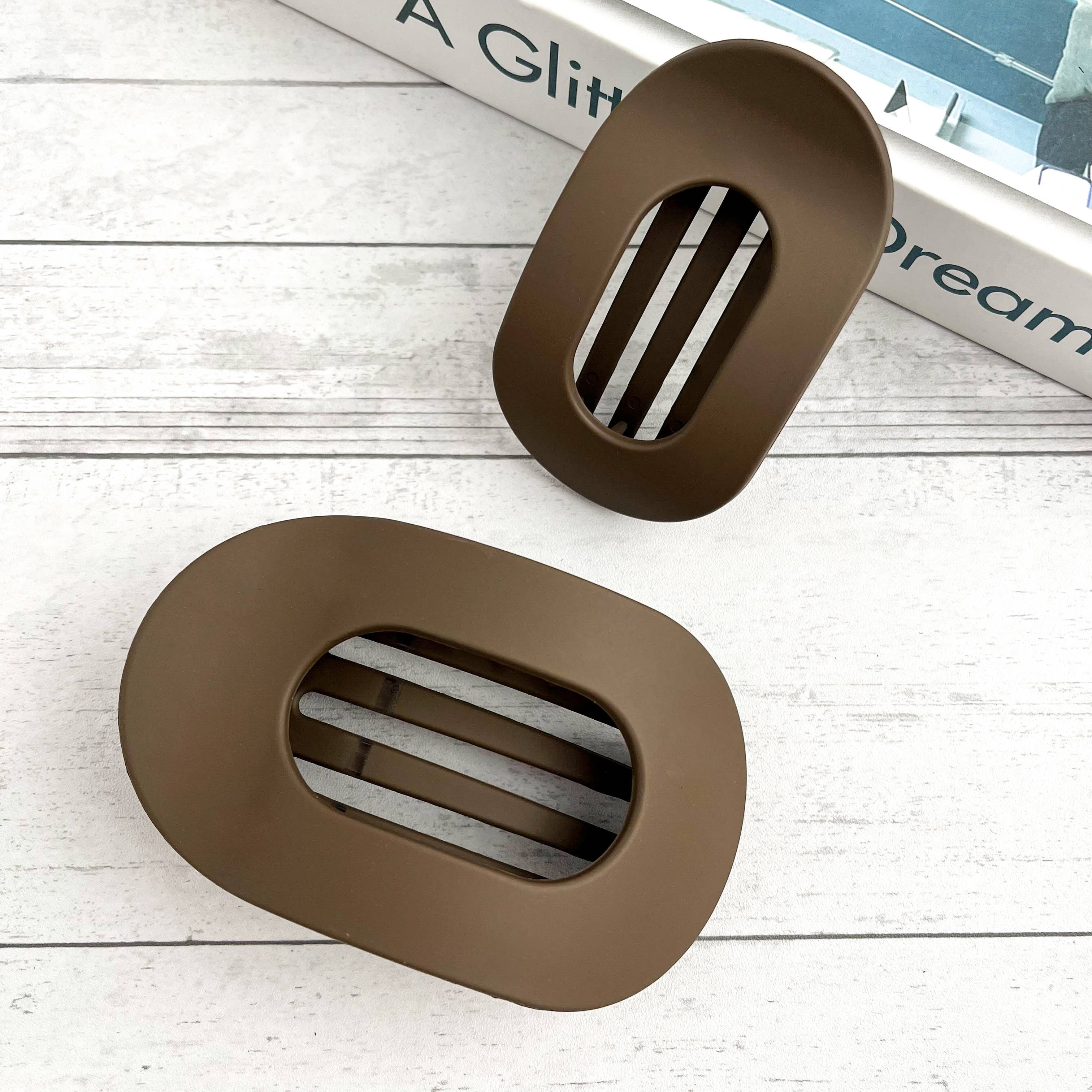 SoapElenGlen - Wholesale Hair clip – Women’s - Solid Color Flat Oval Hair Clip14