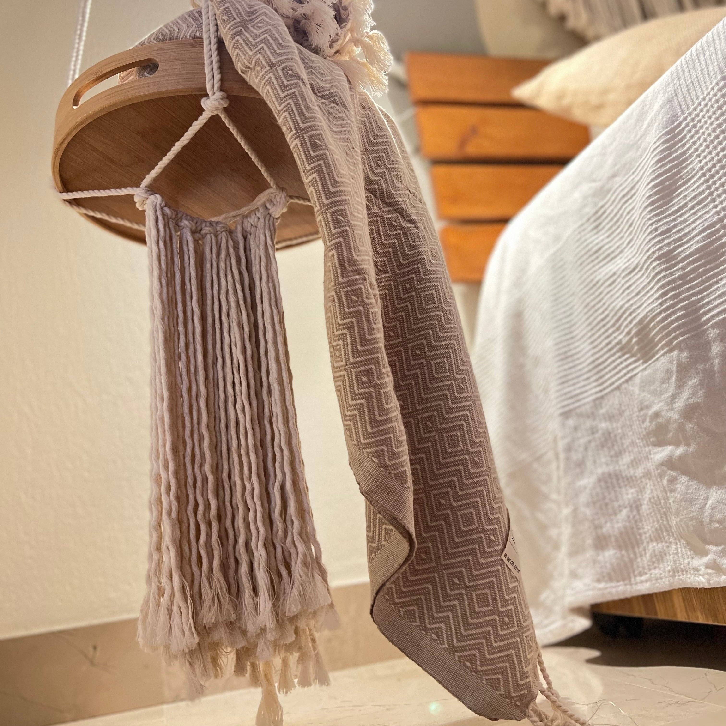 cotonIQ - Venta al por mayor Toallas de baño - Toalla hammam, sauna y playa Peru beige 180x100 cm2