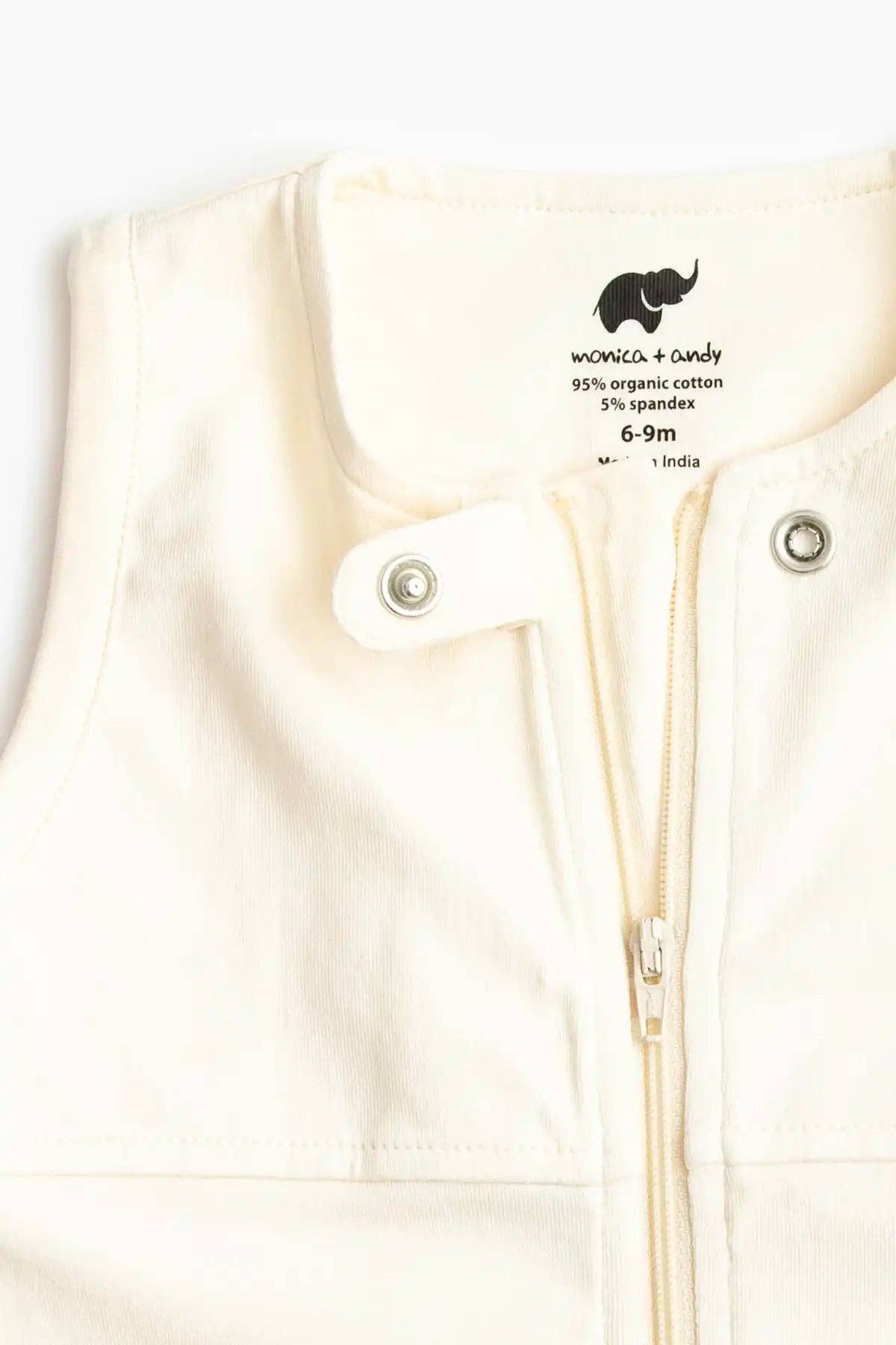 Monica + Andy - Wholesale Sleepsack - Baby - Organic Arms-Out Sleep Bag_Cream3
