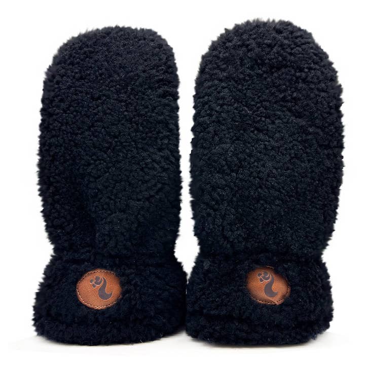 thies 1856 ® Sheepskin Gloves / Mittens black for wholesale by thies