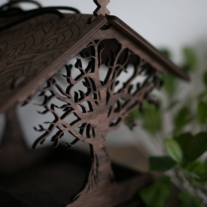 PromiDesign - Wholesale Bird Feeder - Wooden bird feeder "Oak Tree"5