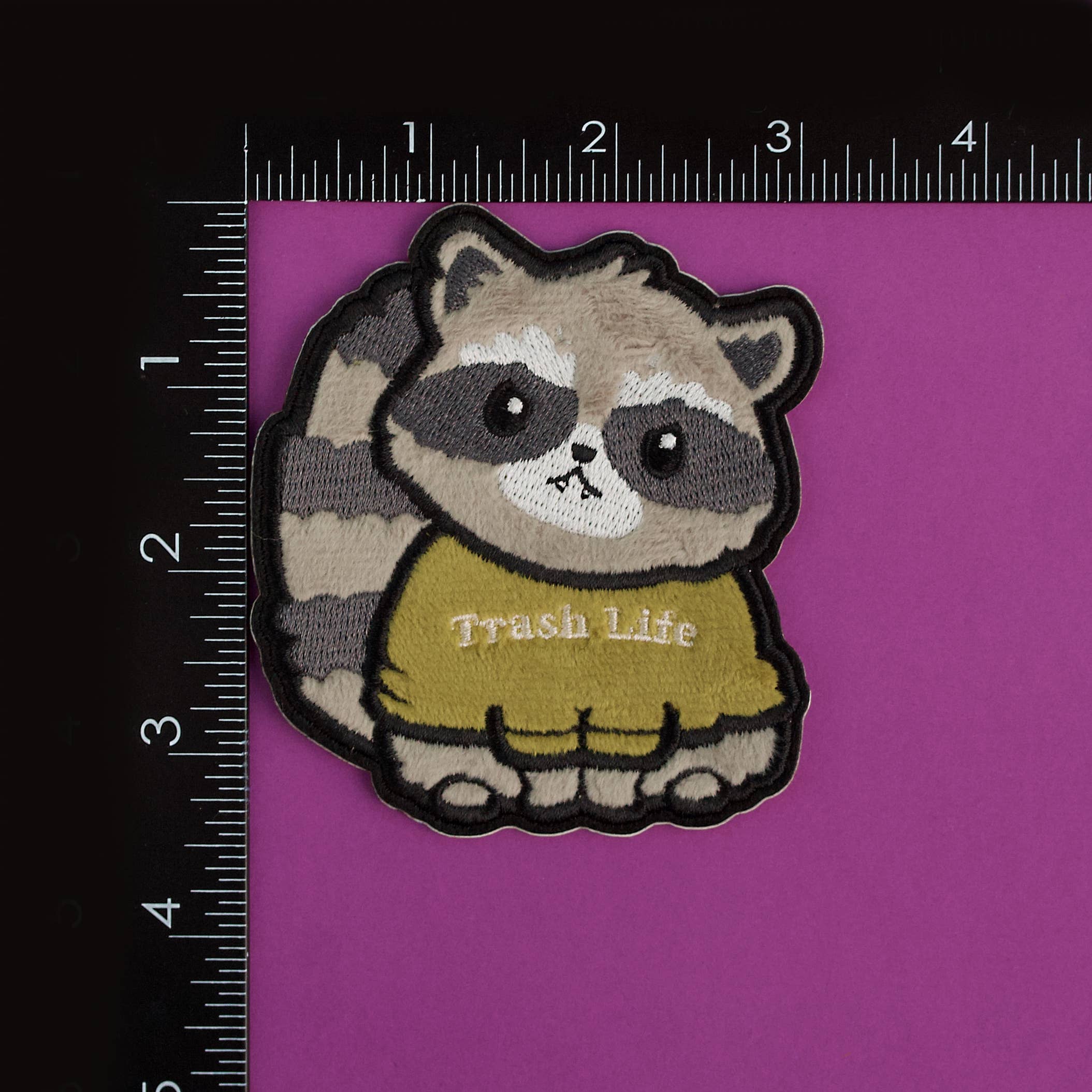 LuxCups Creative - Wholesale Patch - Raccoon Fuzzy Patch2