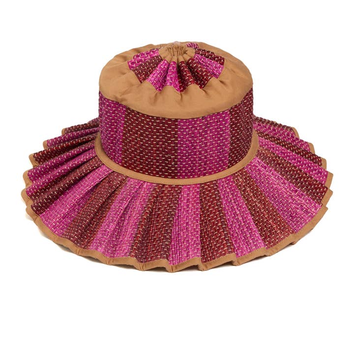 Love Heart | Caramel | Island Capri Hat for wholesale on Faire