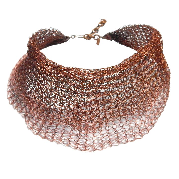 Avsmalnande ”Ascot” stil Choker för wholesale av Sarah Cavender Metalworks