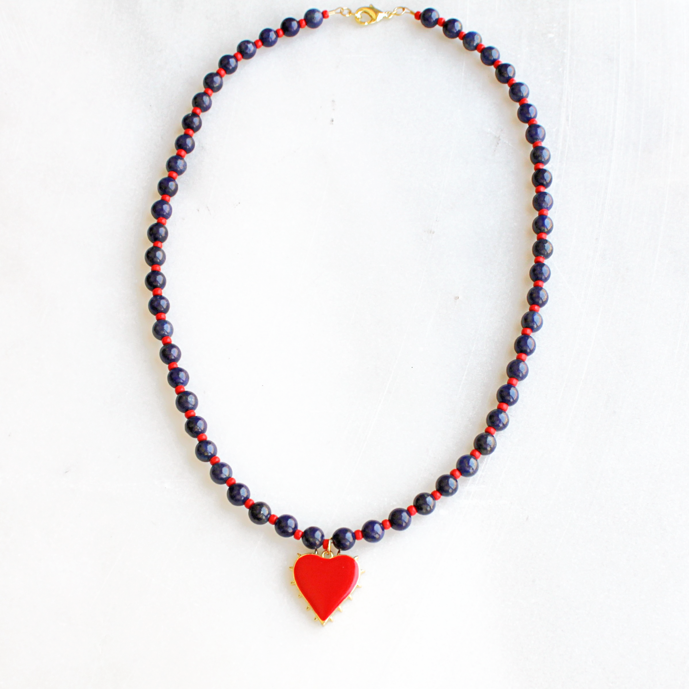 The Silver Wren - Wholesale Beaded/Pearl Necklace - Love Letter Beaded Necklace2