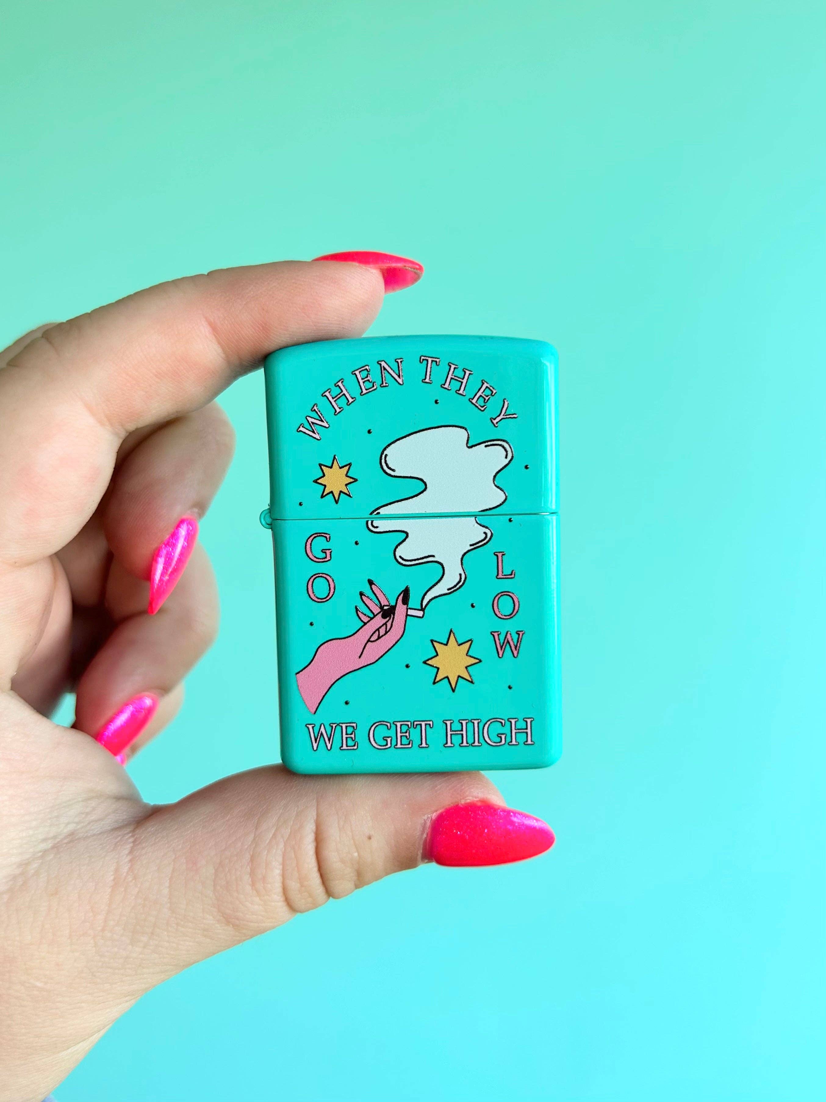 The Peach Fuzz - Wholesale Lighter - When They Go Low Refillable Lighter4