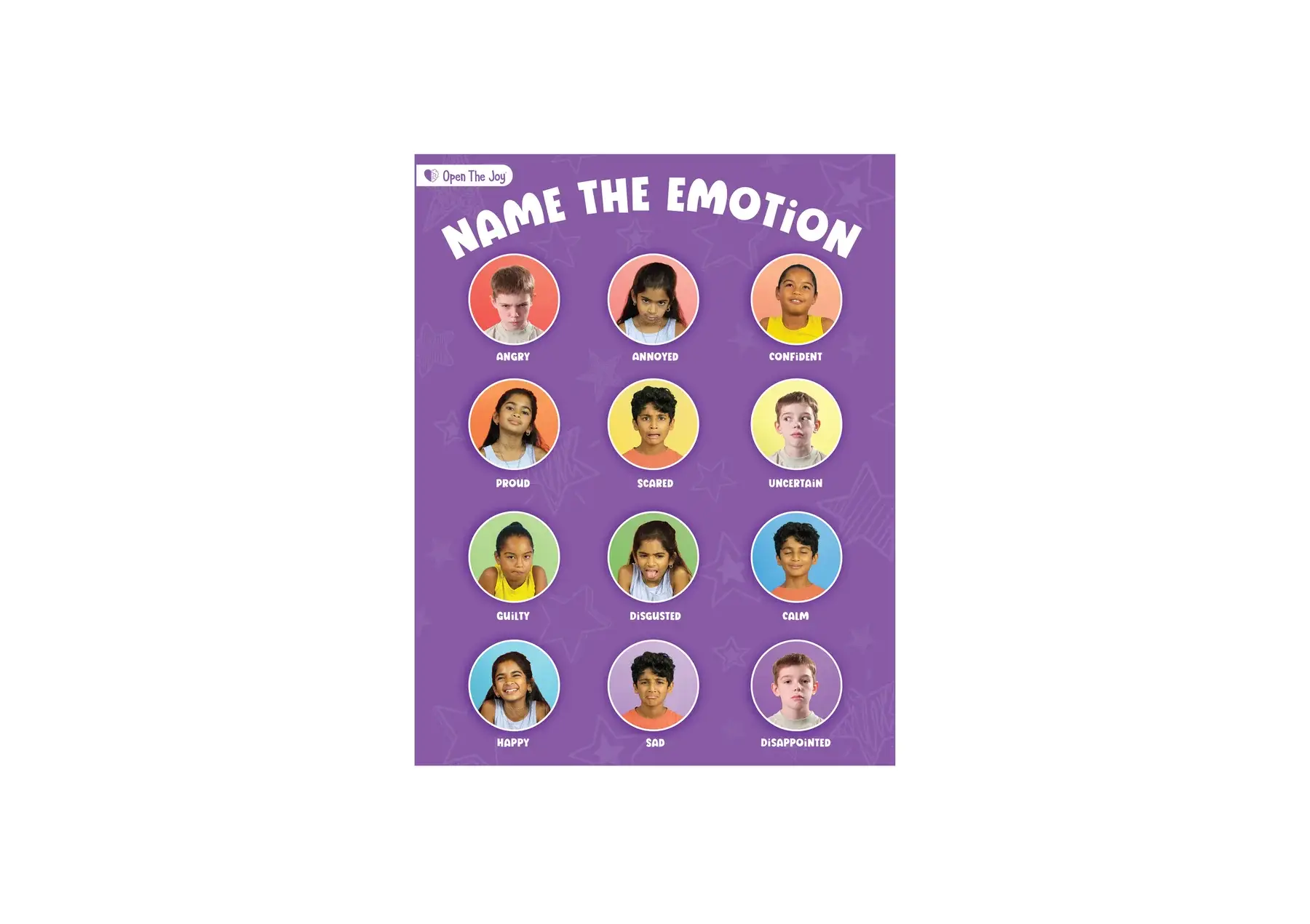 Open The Joy - Wholesale Poster - Emotions Poster Pack3